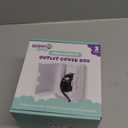 Outlet Cover BOX Baby Proofing (2 Pack) Patented Dual-Lock for Much Better Toddler Proofing, Easier Operation, Simple 3 Step Install with Included Screws. Provides Extra Space Inside for Plugs (White)