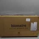 Bionaire Window Fan with Reversible Airflow Blades  3-Speed Settings, Programmable Thermostat, LED Display, Remote Control, Fits 2436" Windows, No Assembly Required (White)