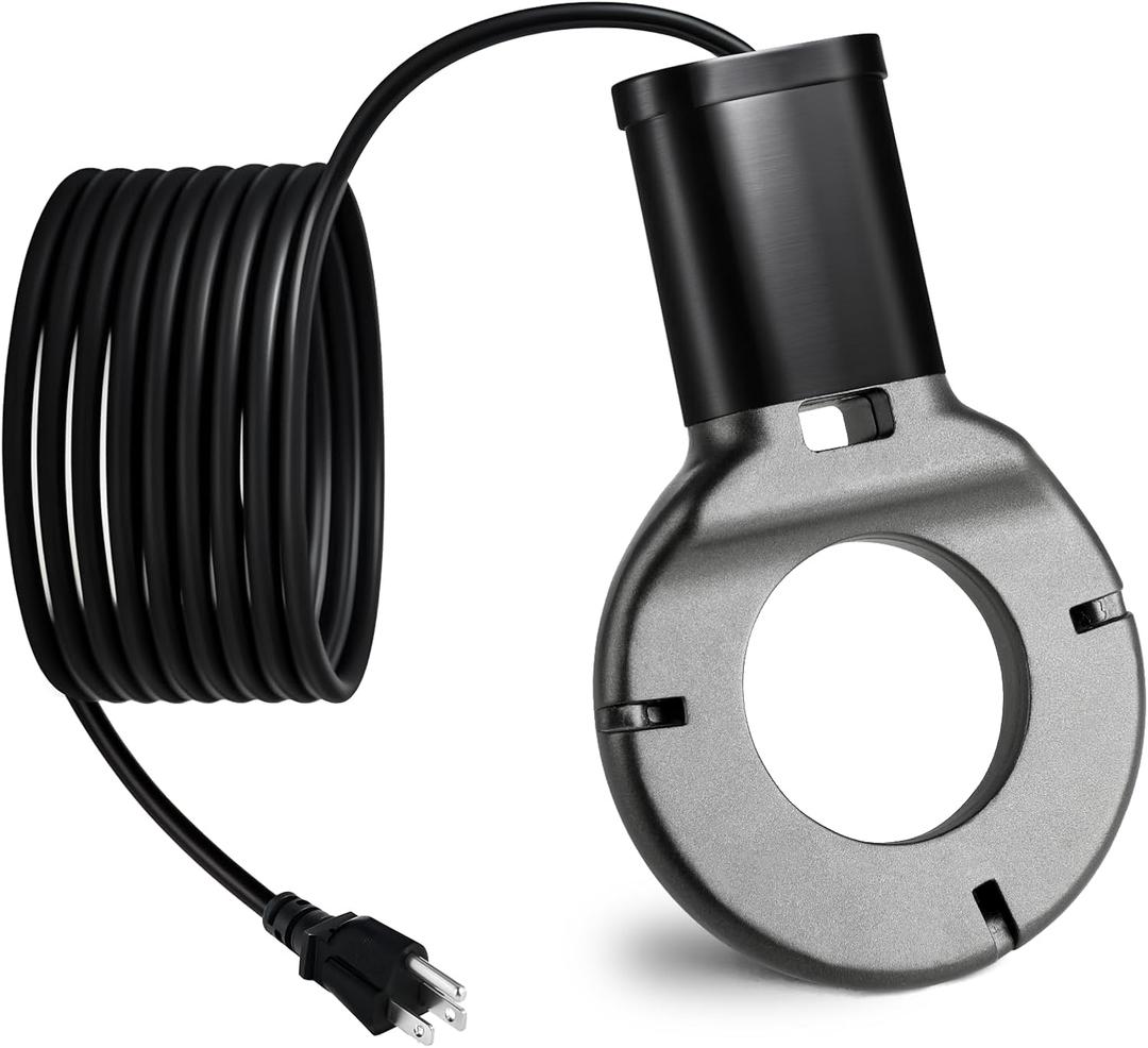 1000W Utility De-Icer, Chicken Water Heater, Submergible Cast Aluminum Thermostatic Control Bird Bath Heater De-icer, for Livestock Poultry Birds, Cows, Horses, Animals Drink Water (Black)