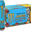 Monster Energy Juice Monster Mango Loco, Energy Drink, 16 Ounce | Energy + Juice, Pack of 15