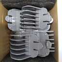 Clipper Guards for Wahl 10 12 14 16 18 20 Hair Clipper Guards 6pcs Extra Long Clipper Guard Attachments 2.5 Inch Clipper Guides Multiple Sizes Universal 2.5", 2.25", 2", 1.75", 1.5", 1.25" (Gray)