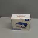 Mini Projector with WiFi and Bluetooth, Portable Movie Projector for iPhone, 1080P Supports with 3W Speaker, for Outdoor Home Theater, Compatible with iOS/Android/PC/TV Stick/HDMI