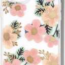 2 x Sonix Southern Floral Case for iPhone 12 / 12Pro [10ft Drop Tested] Women's Protective Pink Flower Clear Cover for Apple iPhone 12, iPhone 12 Pro, (297-0231-0011)