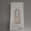 let'me Desk Fan, 11.8 Inch Portable Bladeless Fan Small Personal Cooling Fan with 5 Colors Touch Control LED Light, Quiet USB Table Fan for Home, Office, Bedroom Summer Gift (GREEN)