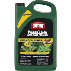 Ortho WeedClear Weed Killer for Lawns Concentrate, Kills Dandelion and Clover, 1 gal.