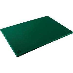 CAC NSF Listed Cutting Board High-Density PE Green 20"x15"x0.5" BPA Free