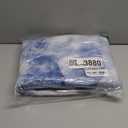 Treela 2 Pcs Yoga Towel, Non Slip Hot Yoga Mat 73'' x 25'' Soft Sweat Absorbent Blanket Workout Towel for Gym Pilates(Black and Blue)