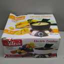 Artestia Electric Dip Warmer & Fondue Pot with Adjustable Temperature  Multi-Purpose Cheese Dip, Queso, Nacho Cheese Sauce, Gravy, Broth Fondue & Hot Fudge Warmer for Parties, White