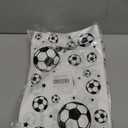 Infankey 50 PCS Soccer Gift Bags Plastic Soccer Goodie Goody Treat Snack Candy Bags Soccer Present Party Favor Bags Soccer Party Bags for Sports Theme Birthday Party Decoration Supplies, Set of 3