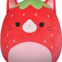 Squishmallows Original 12-Inch Olma Strawberry Cat - Official Jazwares Plush (Medium-Sized) Strawberry Cat