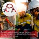 4 Pcs 14 Gauge Banana Plug to Alligator Clip Test Lead Multimeter Test Leads Wire Cable Set Soft Silicone Test Cable Wires for Electrical Testing, 3 ft Long