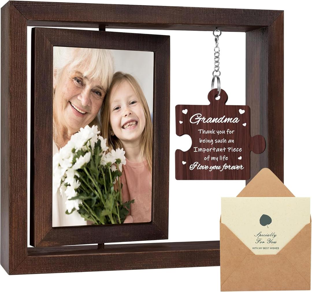 Mothers Day Gifts for Grandma - First Time Grandmas Gifts, Grandma Birthday Gift,Christmas, Birthdays Gift for New Grandmas, Grandmother Picture Frame 4x6