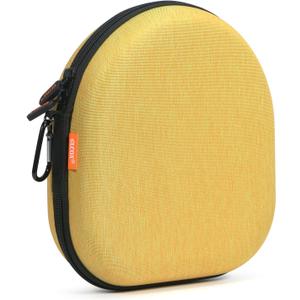 Hard Shell Headphone Case - Durable Zipper Headphones Case Portable Carrying Pouch Bag Compatible with JBL 770NC/720BT/520BT/510BT, Sony WH-CH520/WH-CH720N, Soundcore, Bose, Jlab, TOZO Headphones (Large, Yolk-Yellow)