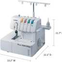 Brother Coverstitch Serger, 2340CV, Sturdy Metal Frame, 1,100 Stitches Per Minute, Trim Trap, Included Snap-on Presser Feet