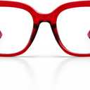 miyya Stylish Reading Glasses for Women, Cheaters Eyeglasses, Oversized Blue Light Readers, Fashion Eye Glasses (Red)