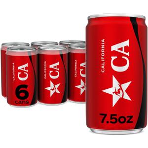 Coke Zero Sugar Mini-Can 7.5 fl oz, 6 Pack, Best By: JUL 13 2026