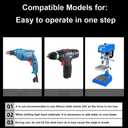 3 x Four-Flute Sawtooth Eccentric Drill Bit Multifunction Four Edged Serrated Eccentric Drill 4-Flute High Hardness Four Edged Serrated Drill Bit Set 4/5/6/8/10/12mm for Concrete Tile Ceramic Wood