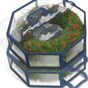 Hearth & Harbor Wreath Storage Container - Clear Christmas Wreath Storage Bag, Dual Zipper and Handles - 36" Premium Wreath Storage Organizer Box (36" - 2 Pack)