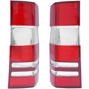Tail Lights Compatible With W906 2007 2008 2009 2010 2011 2012 2013 2014 2015 2016 2017 2018 Mercedes Sprinter Dodge Freightliner Rear Brake Lamp Driver And Passenger Side