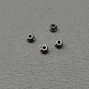 uxcell Knurled Thumb Nuts, 4Pcs M4 x D12mm x H8mm Stainless Steel Round Knobs Fasteners Blind Hole Hand Screw Nut Silver for 3D Printer Parts, Machine Tools