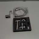 Vayzluiy Handheld Toilet Bidet Sprayer for ToiletAdjustable Water Pressure Control with Bidet Hose for Feminine Wash, Stainless Steel Brushed Nickel Cloth Diaper for Baby Wash (Stainless Steel, 2)