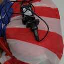 SEASONBLOW 8 Ft 4th of July Inflatables Outdoor Decorations, Dinosaur with Heart Decoration LED Light Blow Up Patriotic Memorial Independence Day Decor for Lawn Yard Garden Home Outdoor Indoor