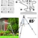 Melnor 65162AMZ Metal Pulsating Sprinkler with QuickConnect Set, Amazon Bundle, XT Tripod