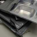 304 Stainless Steel Divided Plates with Lid for Adults Divided Dinner Tray 5 sections Bento Lunch Box Divided Food Containers (Large Size 5 Compartments)