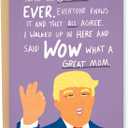 2 x Sleazy Greetings Donald Trump Funny Mother's Day Card | Funny Birthday Card For Mom | Trump Greatest Mom Ever Card