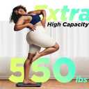 550lb Bathroom Digital Scale for Body Weight with Ultra-Wide Platform and Large LCD Display, Accurate High Precision Scale with Extra-High Capacity (Blue-black)