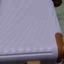 Carry On Luggage Set 22x14x9 Airline Approved Luggage Sets 3 Piece,Suitcases with Wheels,ABS Hard Case Luggage with TSA Lock Spinner Wheels(20 Inch,BP/TB) (Purple)