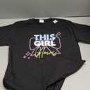 This Girl Glows for Kids Tie Dye Bright Colors 80's and 90's T-Shirt, Size small