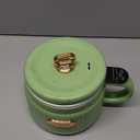 NutriChef 1.6 QT Portable Electric Rice Cooker & Lunch Maker | Multi-Functional & Non-Stick Ceramic Coating | Digital Control Panel | 6 Cook Functions: Rice, Soup, Stew, Porridge & More | Green