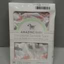 Amazing Baby Transitional Swaddle Sack with Arms Up Half-Length Sleeves and Mitten Cuffs, Medium, 36 months, 14-21 lbs, Tiny Elephants, Pink (Arms Up Swaddle, Transition Swaddle Sleep Sack)