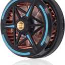 Cell Phone Cooler, Magnetic Semiconductor Cooling Fan Heatsink Fit for All Smartphones, Portable Mobile Phone Radiator with LED for Gaming Videos Streaming Vlog, Cooling