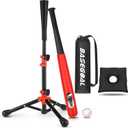 Baseball Tee for Kids,Youth Stand Set,Teeball Set,Youth Baseball,Softball Batting Tee Set,Easy Adjustable Height