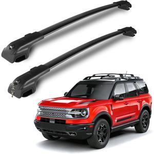 Lockable Roof Rack Cross Bars Compatible with Ford Bronco Sport 2021-2026 On Road and Off Road Version, 260 LBS Heavy Duty Aluminum Crossbars for Rooftop Cargo Luggage, Kayak, Snow Board