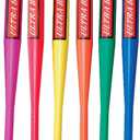 Champion Sports Ultra Bat Set - Assorted Colors - Hand-Eye Coordination - Durable Plastic Construction - Kids Backyard Plastic Baseball Bat - 30" Length - Set of 5