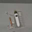 2025 Pore Vacuum, USB Rechargeable Blackhead Remover Vacuum,3 Levels Adjustable Pore Vacuum Blackhead Remover, with 5 Suction Power,6 Probes,Face Vacuum Pore Cleanser for Women & Men-Gold