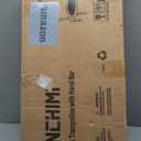 Kanchimi 40" 48" Folding Mini Fitness Indoor Exercise Workout Rebounder Trampoline with Handle, Max Load 330lbs (Black)