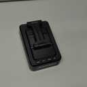 Cell Phone Stand with Wireless Bluetooth Speaker and Anti-Slip Base HD Surround Sound Perfect for Home and Outdoors with Bluetooth Speaker for Desk Compatible with iPhone/ipad/Samsung Galaxy (Black)