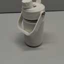 Kids Insulated Water Bottle with Straw - 12oz Stainless Steel Water Bottle with Dual Spouts, Leak-Proof, BPA-Free, Double Wall Vacuum Keeps Cold for 24 Hours for Sports, Travel, School (Cream Moon)