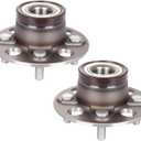 ECCPP Rear 4 Lugs Wheel Bearing and Hub Assembly For 2007-2013 For Honda Fit 2010-2013 For Honda Insight Wheel Hub Bearings W/ABS 512323