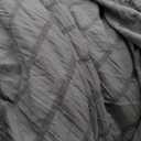 AveLom Seersucker Duvet Cover Set California King Size (104 x 98 inches), 3 Pieces (1 Duvet Cover + 2 Pillowcases), Grey Soft Washed Microfiber, Textured Duvet Cover with Zipper Closure, Corner Ties (Dark Gray)
