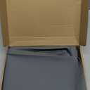 Pawtners Large Cat Litter Mat for Litter Box 2 Packs, 34" x 22" Waterproof Silicone Pad for Floor, Easy to Clean, Gray