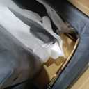 Merax Modern Upholstered Bed Frame with Cushioned Ottoman/ Wood Slat Support/ Easy Assembly Dark Gray, Queen