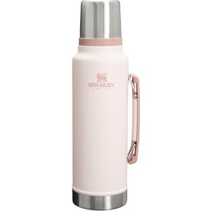 Stanley Classic Legendary Vacuum Bottle 1.5 qt | Wide Mouth with Leakproof Cup Lid | Keep Drinks Hot or Cold | Packable for Travel | Insulated Stainless Steel Thermal Bottle | BPA-Free | Rose Quartz