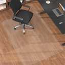 Blvornl Frosted Clear Chair Mat for Hardwood Floor, 32.3"*53" Hard Material Office Chair Mat, Memory Plastic Computer Chair Pad for Rolling Chairs, Desk Floor Rug for Office and Home