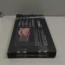 Wireless Keyboard and Mouse Combo, RGB Backlit, Rechargeable & Light Up Letters, Full-Size, Soft Typing, Sleep Mode, 2.4GHz Quiet Keyboard Set for Mac, Windows, Laptop, PC, Trueque KM42Pro (Black)