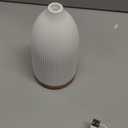 URPOWER Essential Oil Diffusers for Home with 7 LED Color Changing Lights, Timer & Auto-Off Ultrasonic Aromatherapy Diffuser Cool Mist Humidifer Scent Diffuser for Bedroom, Office, Yoga (Striped White)